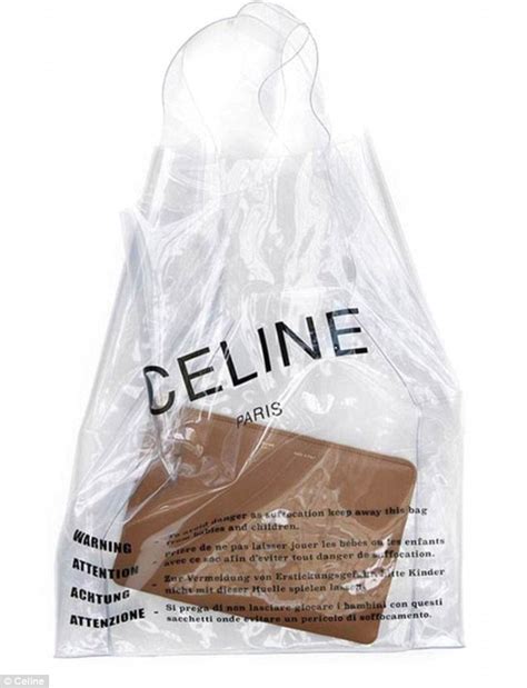 celine bag clear